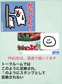 至急 ラインlineスタンプ形式解像度png原因作り方アドバ Yahoo 知恵袋