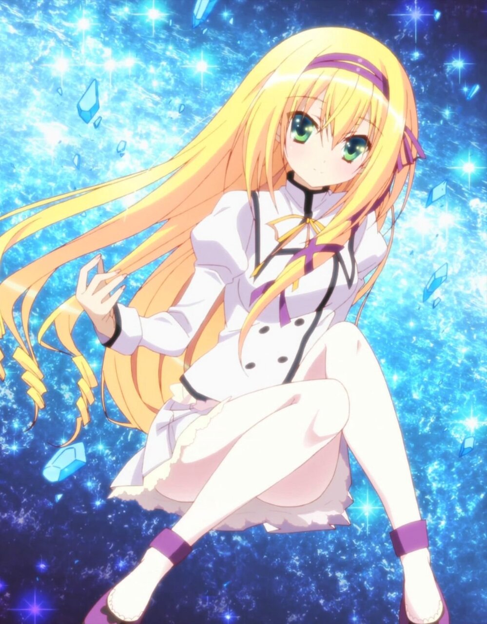 金髪ロングでお嬢様キャラが出てくるアニメキャラを探しています