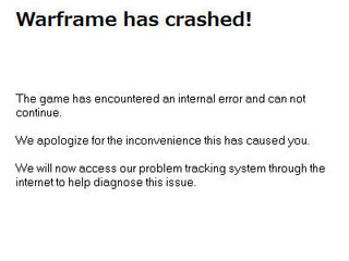 Warframeがクラッシュしていて開始できません 起動しても Yahoo 知恵袋