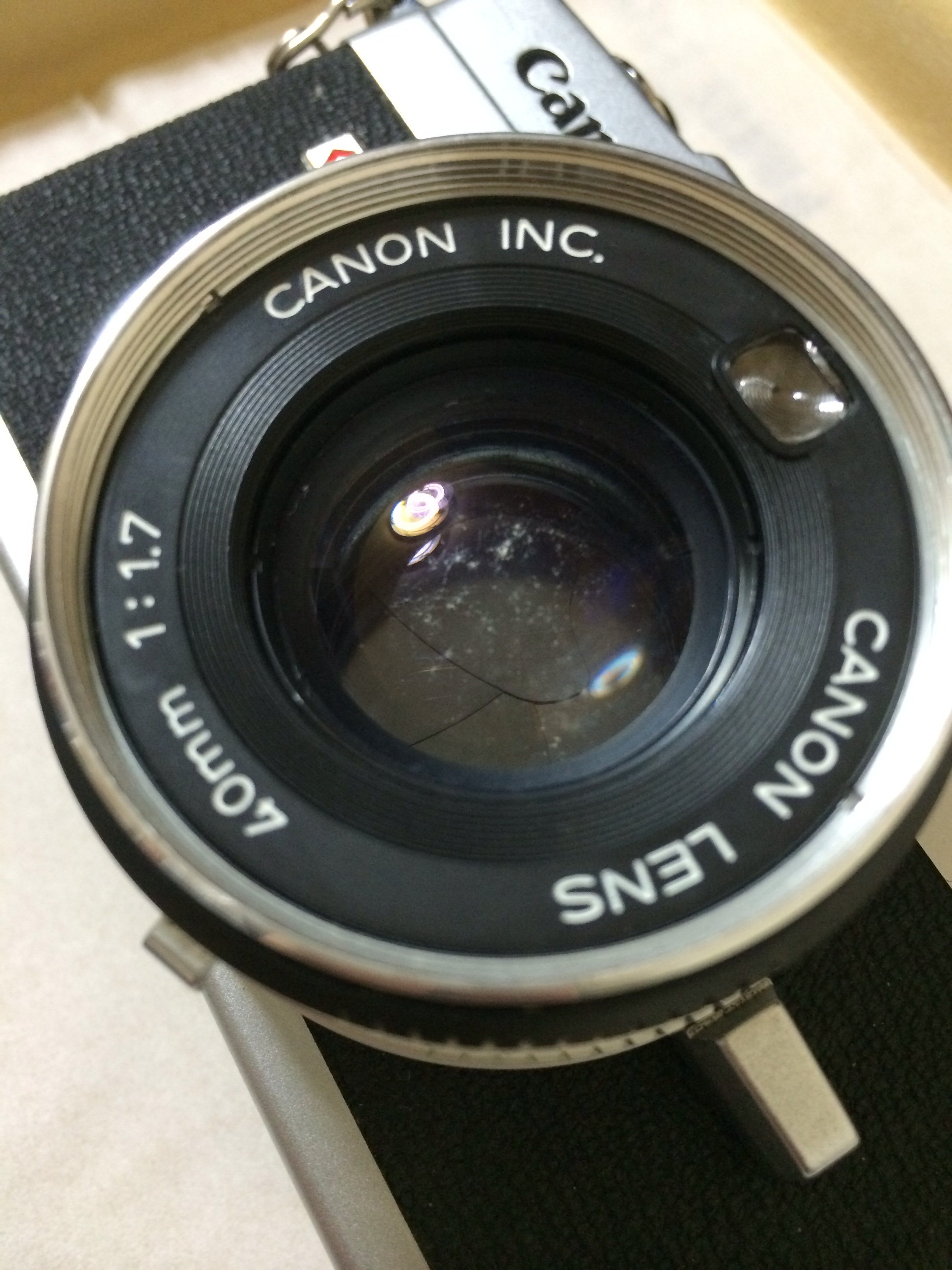 CanonetQL17G-IIIのレンズ分解カビ掃除について教 - Yahoo!知恵袋