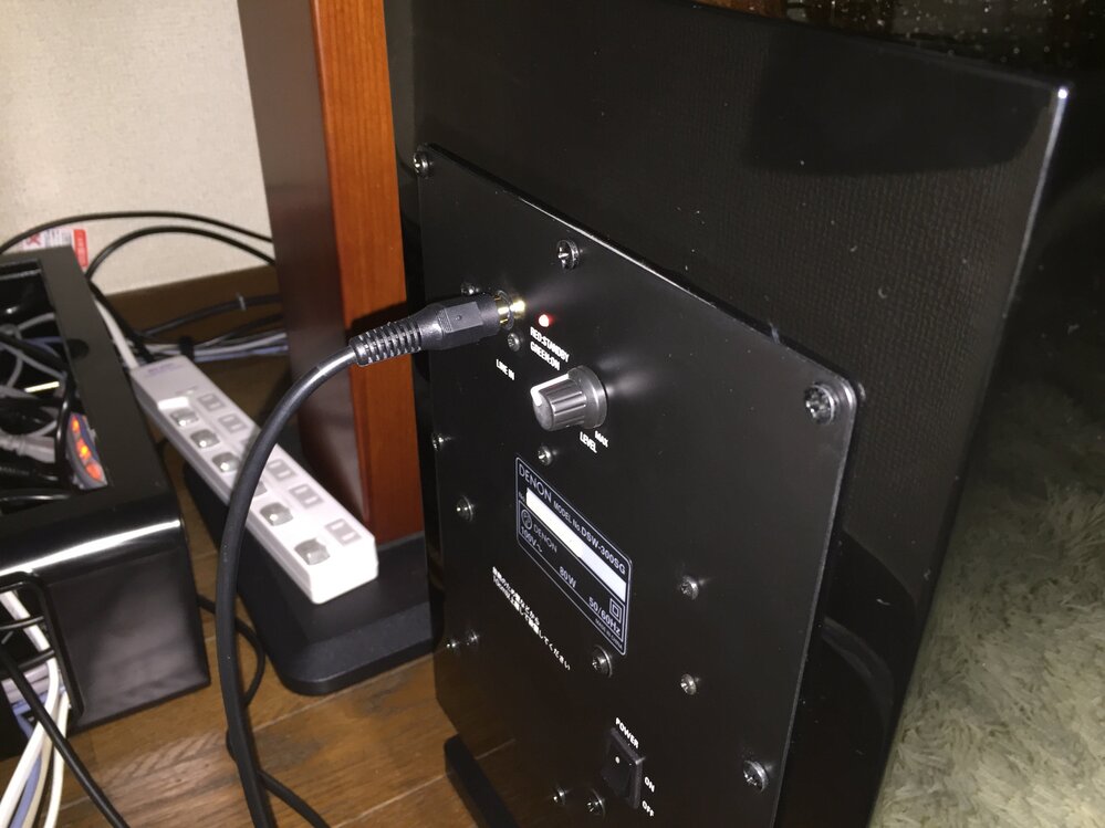 DENON アクティブサブウーファー　ウーハースピーカー　DSW-300SG DENON/アクティブサブウーハー/DSW-300SG 高級オーディオ,ピュア