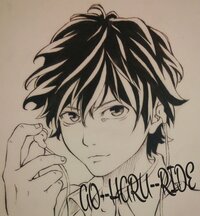 イラストの感想を教えてくださいアオハライドの洸を描いてみました Yahoo 知恵袋