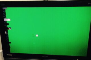 Sharpのaquosでhddからdvdにダビングして 再生してみたら緑 Yahoo 知恵袋