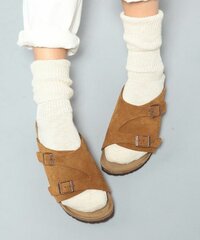 BIRKENSTOCK ベージュ サボサンダル 40 靴下装着して履いてました。 BIRKENSTOCK ベージュ サボサンダル 40 靴下装着して履いてまし