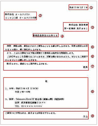 ビジネスレターの差出人の部分の書き方で 自分の名前住所電話番号等の順番で Yahoo 知恵袋