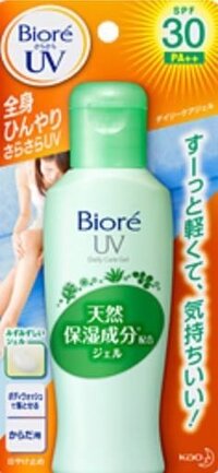 ビオレの日焼け止め デイリーケアジェル 緑のパッケージ を愛用し Yahoo 知恵袋