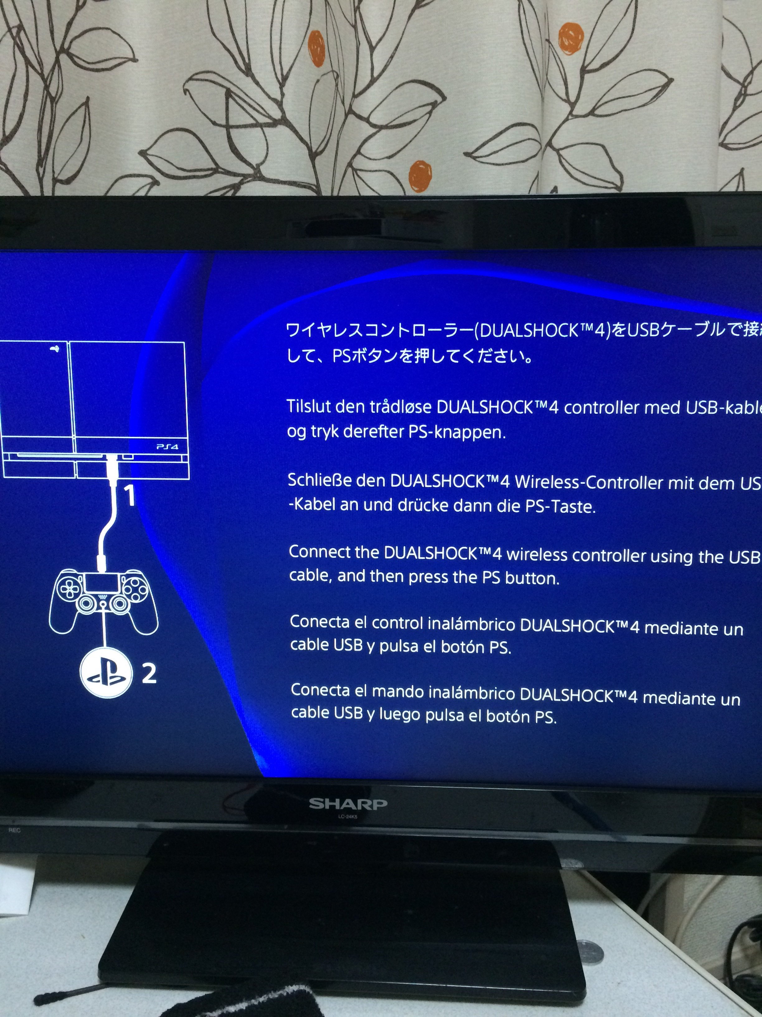 【取引中】PS4 初期化、起動確認済み 色々あって、ps4を初期化しました。そして、本体の電源を入れて最初の