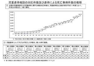 Yahoo!知恵袋児童虐待対策の現状と今後の方向性という記事に掲載されている図を読み取るときに注目することは何だと思われますか。