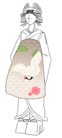 花魁道中や昔の写真の花魁は着物をかっちり着ていますが 花魁体験や成人式で花魁と Yahoo 知恵袋