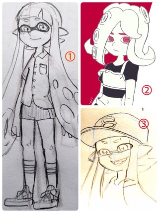 この絵の感想 アドバイスを聞かせてください このスプラトゥーン Yahoo 知恵袋