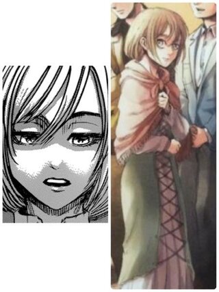 進撃の巨人の17巻の表紙のヒストリア 少し柔らかくなったら感じしませんか Yahoo 知恵袋