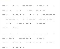 友達からよくわからないモールス信号 が送られてきて 読めないので誰か読め Yahoo 知恵袋
