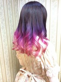 私は1番毛先のピンク色にしたいのですが このような髪色にするにはどれく Yahoo Beauty