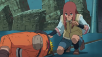 劇場版naruto絆でナルトがサスケとの分から際に口パクで何か言う Yahoo 知恵袋