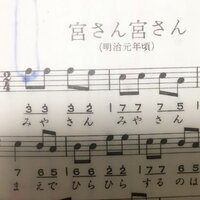 楽譜について質問です 歌詞の上に書かれている数字はなんで Yahoo 知恵袋