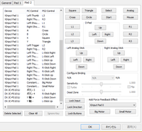 Ps2のエミュのpcsx2のコントローラ割り当ての方法がわかりません Yahoo 知恵袋