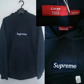 Supremeのboxロゴパーカー初期カナダ製調べたところ 2 Yahoo 知恵袋