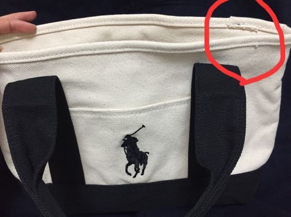 ラルフローレンのトートバッグをネットで購入したのですが これは Yahoo 知恵袋