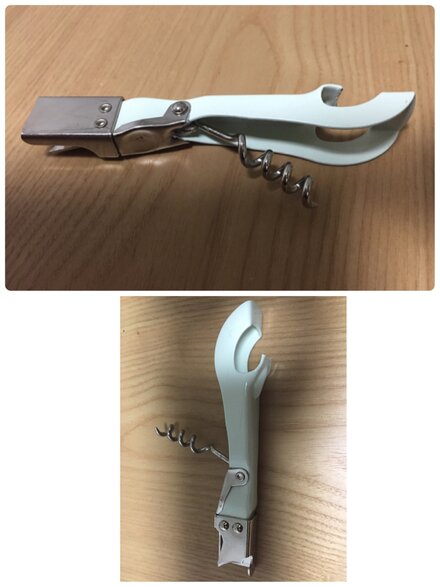 缶切り付きソムリエナイフ を使ったワインコルクのの開け方がわかりま お金にまつわるお悩みなら 教えて お金の先生 Yahoo ファイナンス