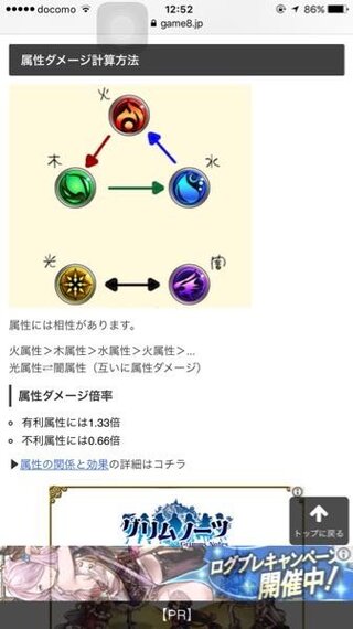 モンストの意味がわかりません 火の属性だったら水の属性がい Yahoo 知恵袋