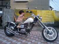 jazz50 傾斜トリプルツリー、ロングフォークジョイント、ホイール