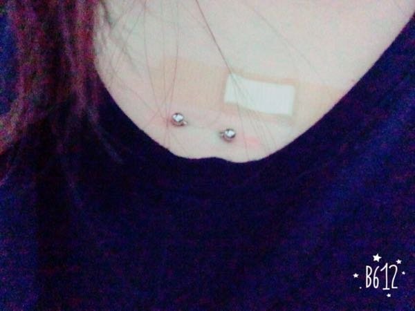 チェストピアスです - チェストなので排除覚悟ですが、長持ち ...