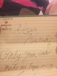 緊急 この筆記体を普通の文字に正してください 筆記体が読めないんです Yahoo 知恵袋