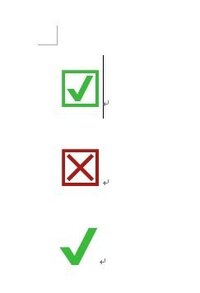 Word2016でチェックと入力して変換すると画像のように色が Yahoo 知恵袋