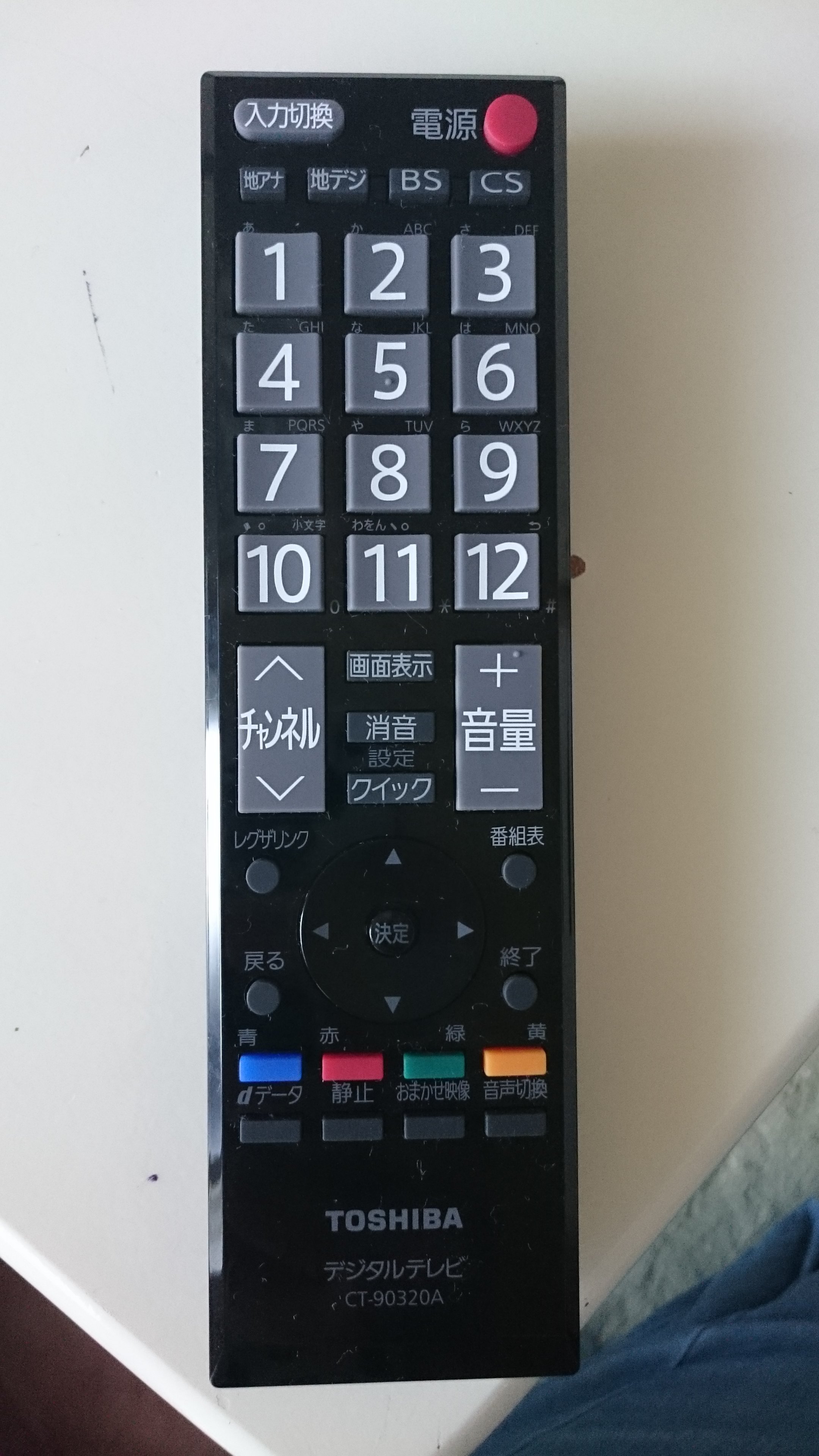 このリモコンでは、HDDを設置しても録画再生できないのでしょう