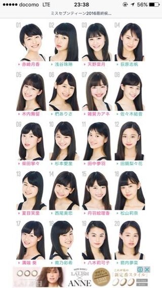 投票方法 ミスセブンティーン