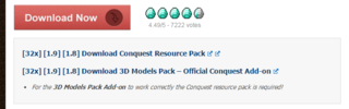 マイクラリソースパックconquestダウンロードの場所が分からないです Yahoo 知恵袋