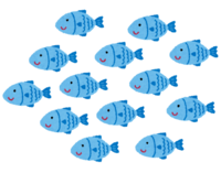 このイラストの魚の群れは 何匹ですか 教えてください 分かる方 Yahoo 知恵袋