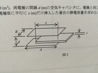 電気磁気学の問題です 間隔dの平行板空気コンデンサがある Yahoo 知恵袋