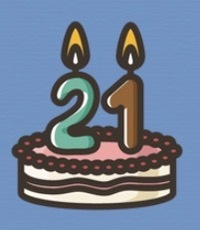 Lineで使える絵文字で21歳の誕生日を祝うスタンプだけがある Yahoo 知恵袋