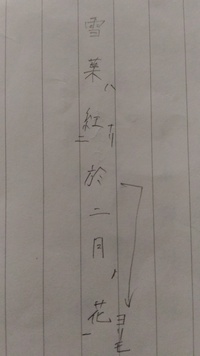 漢文置き字について質問です 直前に読む語に送りがなを送るという Yahoo 知恵袋
