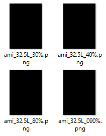 windows10にアップデートしてから、png等の透過された部分が真っ 