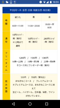 カラオケまねきねこの料金の質問です この店舗で3時間歌ったら何円か Yahoo 知恵袋