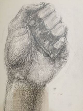 デッサン評価お願いします 2時間 手を描きました うめぇえええええ Yahoo 知恵袋