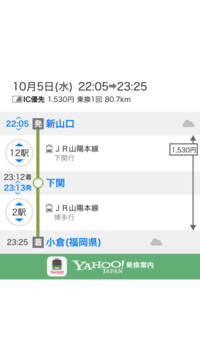 新山口駅から小倉駅まで 電車で行こうと思っているのですが 下関駅での乗り Yahoo 知恵袋