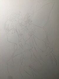 昔に描いた模写なんですが 伝わるか自信ありませんがこれの元画像を持ってる Yahoo 知恵袋