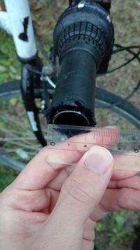 自転車 ハンドル 径