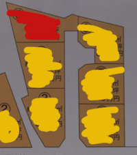 土地診断をお願いします この赤い場所は変形土地ですよね 右側の飛び出している所は 教えて 住まいの先生 Yahoo 不動産