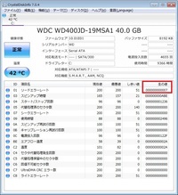 クリスタルディスクインフォの画面です リードエラーレートの生の Yahoo 知恵袋