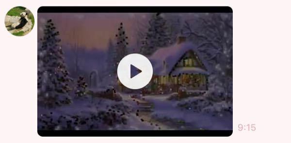 最近友達からlineに 1分半くらいのクリスマスの動画が送られ Yahoo 知恵袋