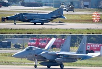 戦闘機の着陸時、F2やF4はドラッグシュートを使用するのに対し、F15は