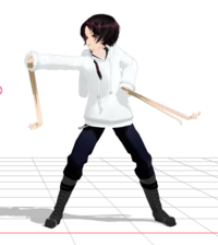 Pmxエディタで 裸足のｍｍｄモデルに靴を履かせたいのですが Yahoo 知恵袋