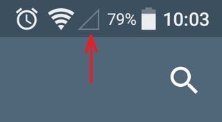 Androidの右上の電池残量の左側に出ている三角マークは何を Yahoo 知恵袋