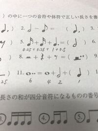 音符と休符の計算問題でネットで調べてみても何拍という答えを出す方法が分かりませ Yahoo 知恵袋