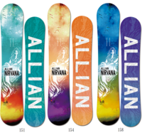ALLIAN NIRVANA 151cm アライアン ニルヴァーナスノーボード板
