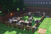 マインクラフトの質問です 僕の大切な牛パークに緑のお友達が侵入 Yahoo 知恵袋